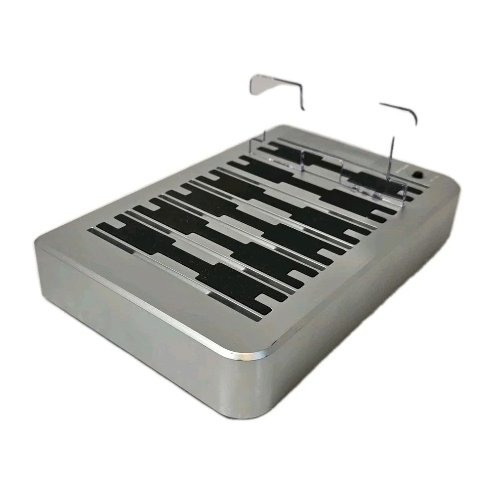 Hercules Tuff HT-CS-6 6-Port Fast USB Charging Station Organizer‎ – Silver